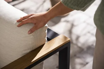 Loungegruppe Bullerö - Svart/Teak - Hagemøbler & utemiljø - Loungemøbler - Loungegrupper