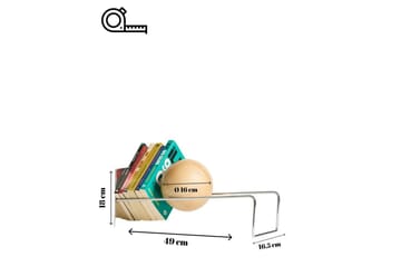 Orvic Bokstöd 49x18 cm - Sølv - Interiør - Dekorasjon & innredningsdetaljer - Pyntegjenstander - Bokstøtte