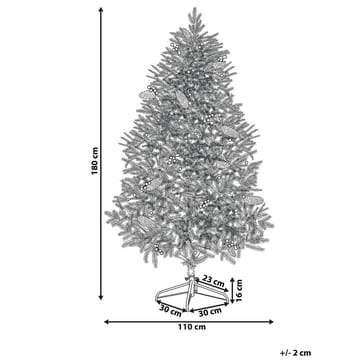 Palomar Plastgran 180 cm med Belysning - Grønn/Svart - Interiør - Dekorasjon & innredningsdetaljer - Julepynt & juledekorasjon - Plastjuletre
