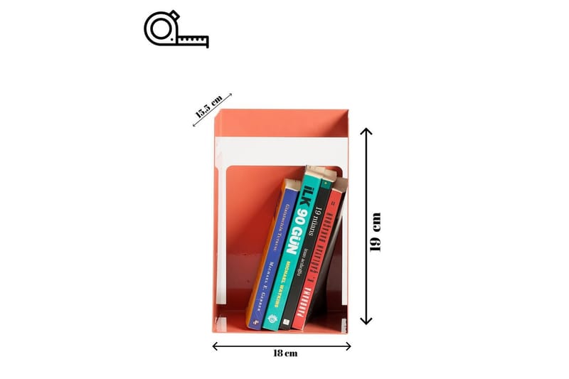 Rylan Bokstöd 15,5x19 cm - Rosa - Interiør - Dekorasjon & innredningsdetaljer - Pyntegjenstander - Bokstøtte