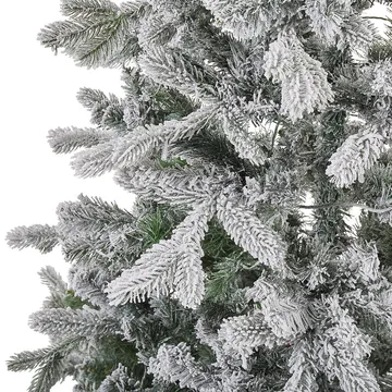 Tatlow Snødekket Plastgran 180 cm med Belysning - Grønn/Hvit - Interiør - Dekorasjon & innredningsdetaljer - Julepynt & juledekorasjon - Plastjuletre