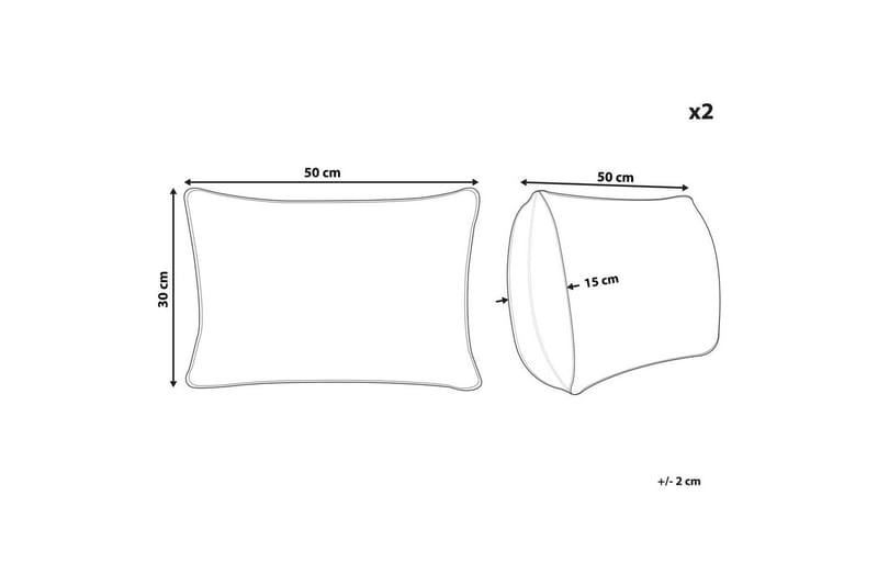 Pynteputer Zaleya sett med 2 Rektangulær - Rektangulær - Interiør - Dekorasjon & innredningsdetaljer - Bordunderlag
