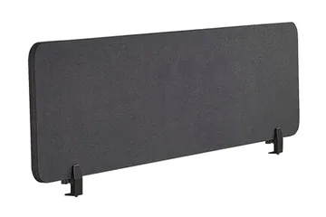 Avskjerming for Skrivebord 160x40 cm grå WALLY - Grå - Interiør - Dekorasjon & innredningsdetaljer - Romdelere - Avskjerming skrivebord