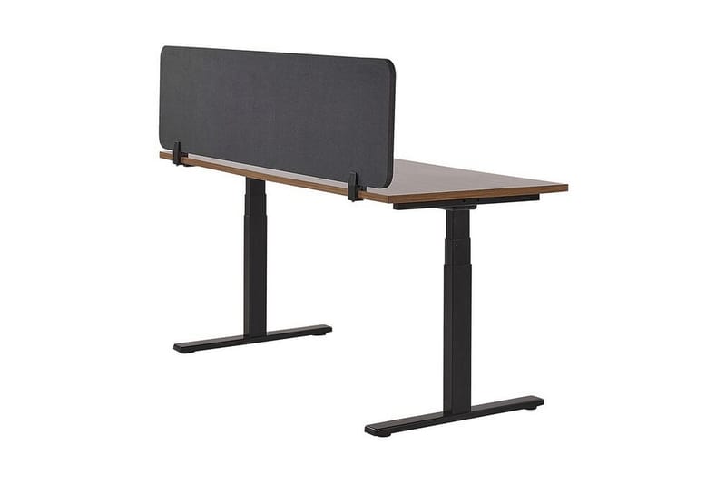 Avskjerming til Skrivebord 180x40 cm grå WALLY - Grå - Interiør - Dekorasjon & innredningsdetaljer - Romdelere - Avskjerming skrivebord