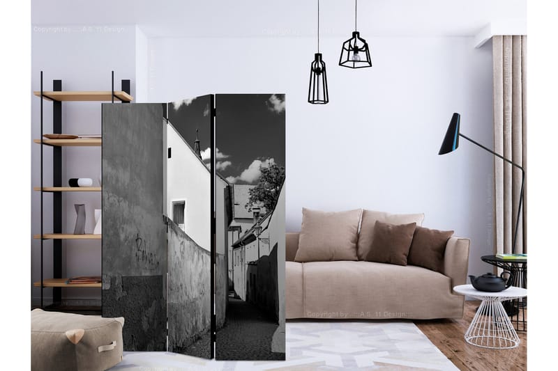 Kadira Rumsavdelare 135x172 cm VALUE_MISSING_1 - Svart/hvit - Interiør - Dekorasjon & innredningsdetaljer - Romdelere