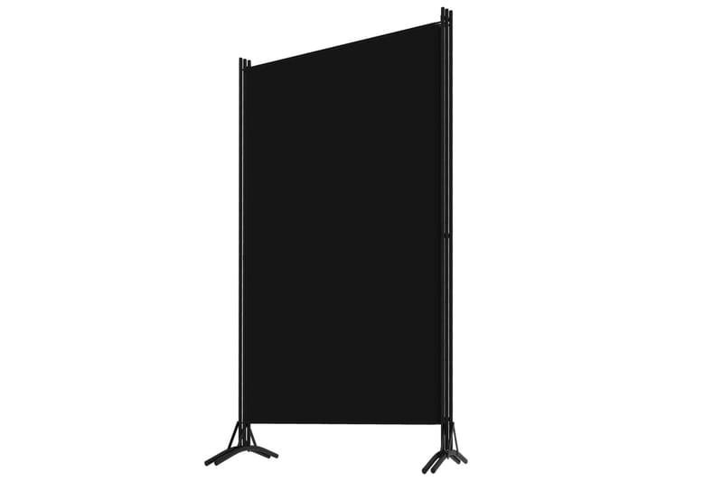 Romdeler 3 paneler svart 260x180 cm - Romdelere - Skjermvegg