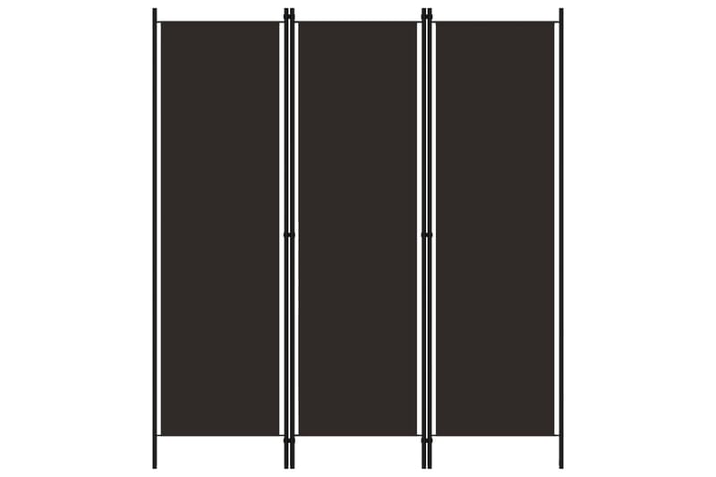 Romdeler 3 paneler brun 150x180 cm - Skjermvegg - Romdelere