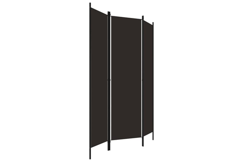 Romdeler 3 paneler brun 150x180 cm - Skjermvegg - Romdelere