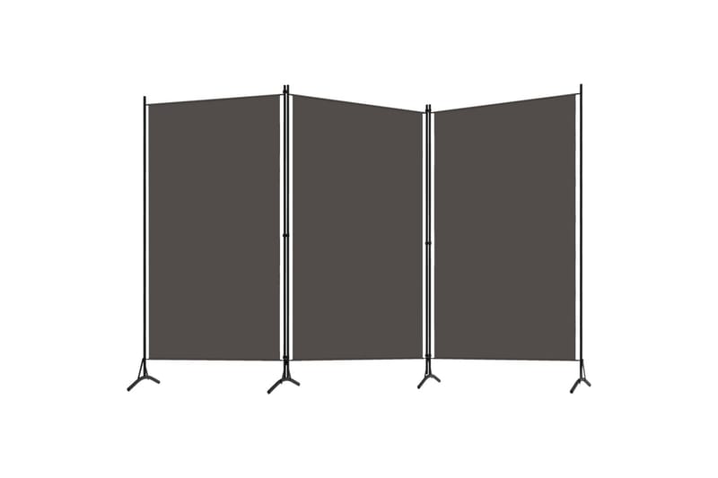 Romdeler 3 paneler antrasitt 260x180 cm - Romdelere - Skjermvegg