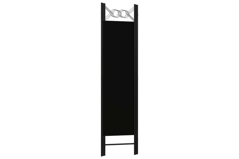 Romdeler 3 paneler svart 120x180 cm - Romdelere - Skjermvegg