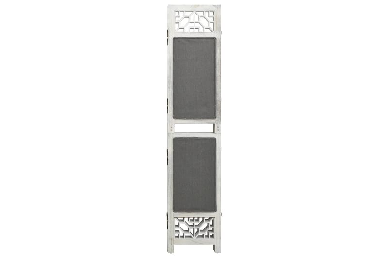 Romdeler 6 paneler grå 210x165 cm stoff - Grå - Romdelere - Skjermvegg