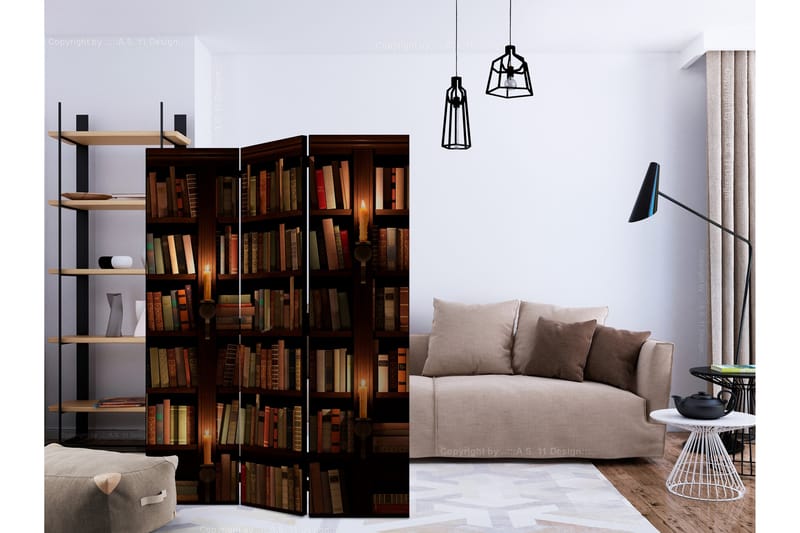 Romdeler - Bookshelves 135x172 - Artgeist sp. z o. o. - Romdelere - Bretteskjerm