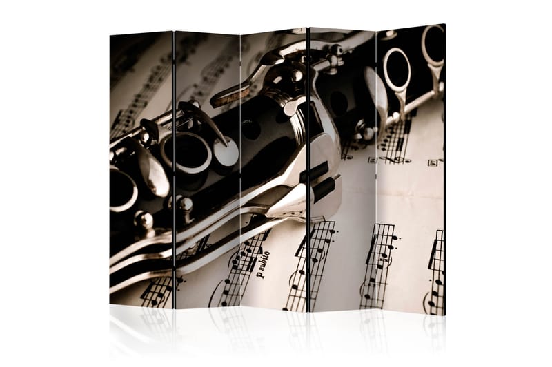Romdeler - Clarinet and music note II 225x172 - Artgeist sp. z o. o. - Romdelere - Bretteskjerm