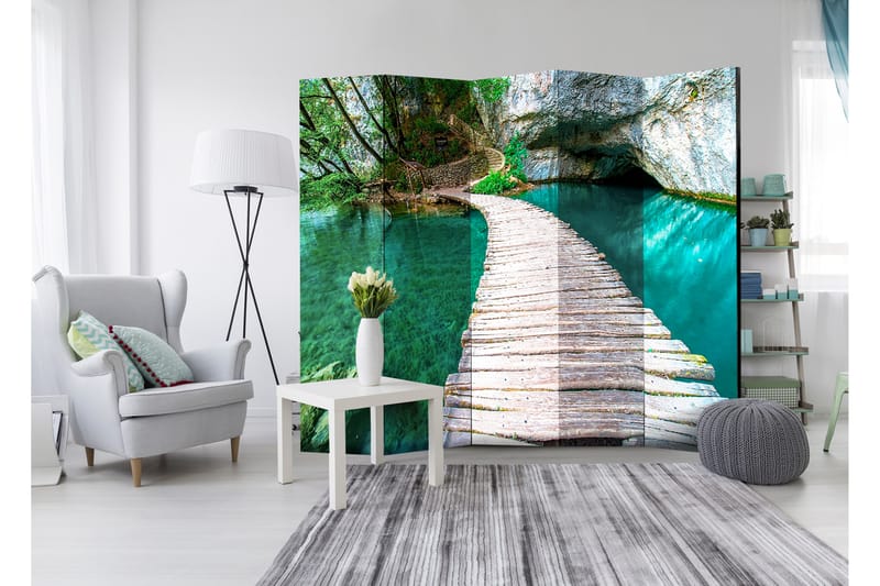 Romdeler Emerald Lake 225x172 - Artgeist sp. z o. o. - Bretteskjerm - Romdelere Romdeler Emerald Lake 225x172 - Artgeist sp. z o. o. - Bretteskjerm - Romdelere