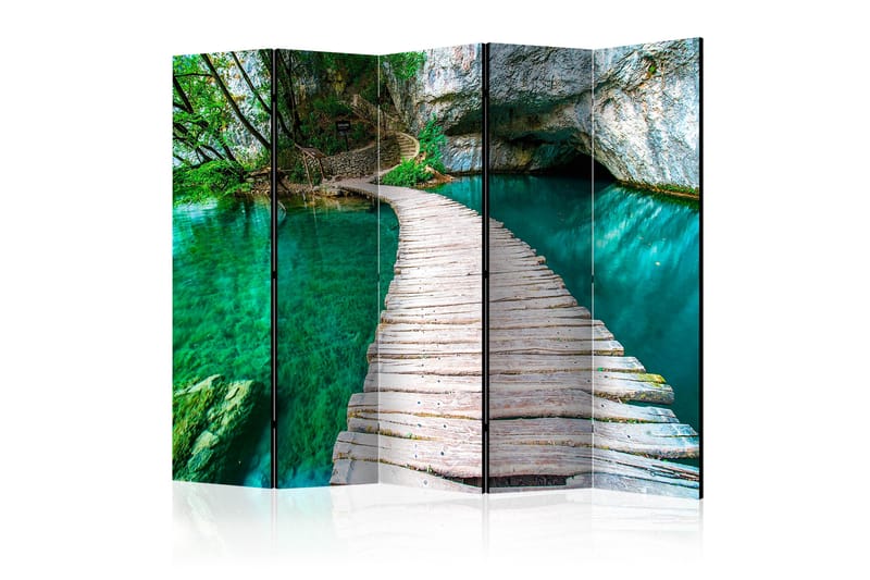 Romdeler Emerald Lake 225x172 - Artgeist sp. z o. o. - Bretteskjerm - Romdelere Romdeler Emerald Lake 225x172 - Artgeist sp. z o. o. - Bretteskjerm - Romdelere