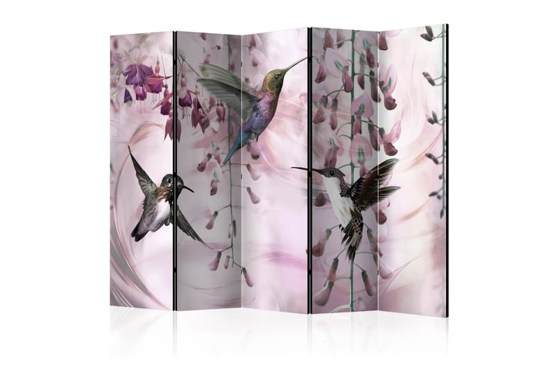 Romdeler Flying Hummingbirds Pink II - Artgeist sp. z o. o. - Romdelere - Bretteskjerm