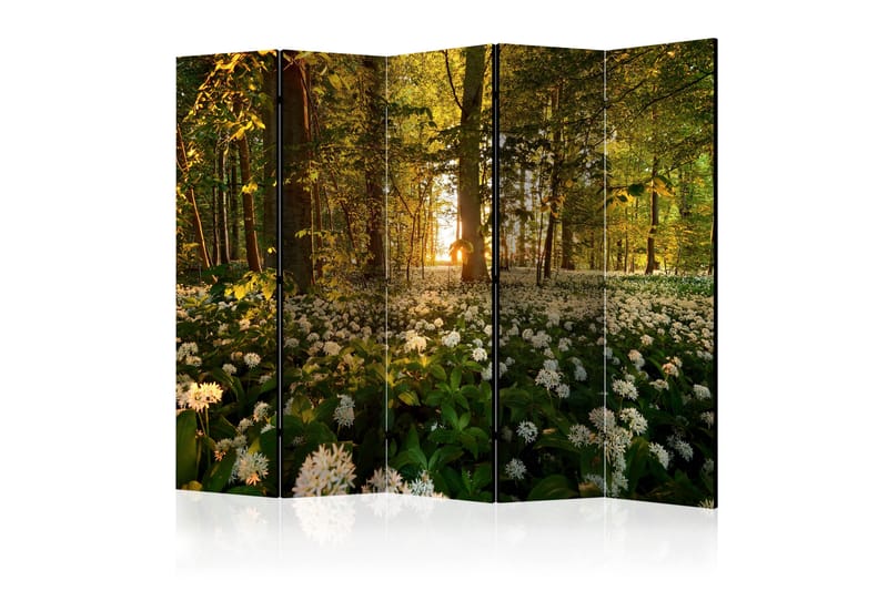 Romdeler - Forest flora II 225x172 - Artgeist sp. z o. o. - Bretteskjerm - Romdelere