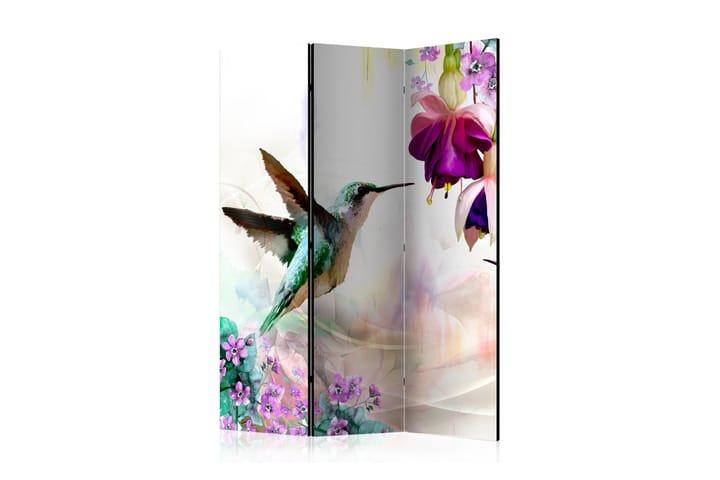Romdeler Hummingbirds And Flowers 135x172 - Bretteskjerm - Romdelere