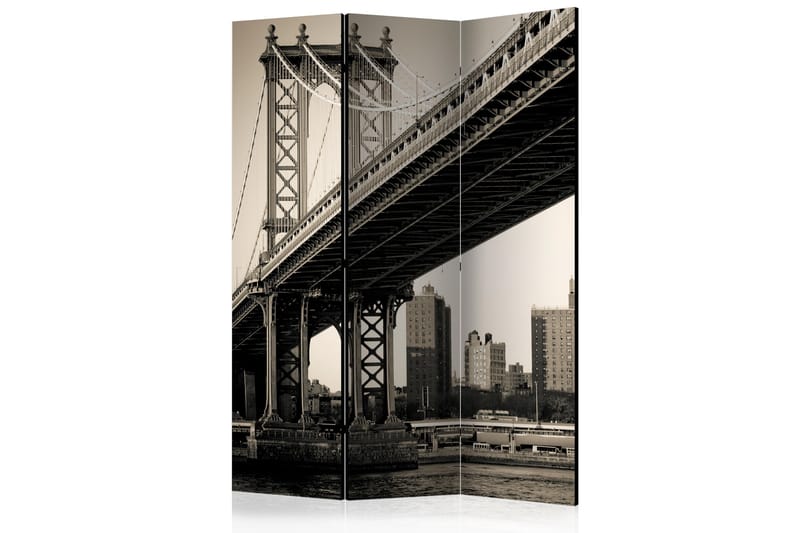 Romdeler - Manhattan Bridge, New York 135x172 - Artgeist sp. z o. o. - Romdelere - Bretteskjerm