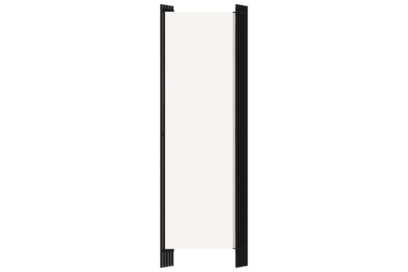 Romdeler med 5 paneler hvit 250x180 cm - Romdelere - Skjermvegg