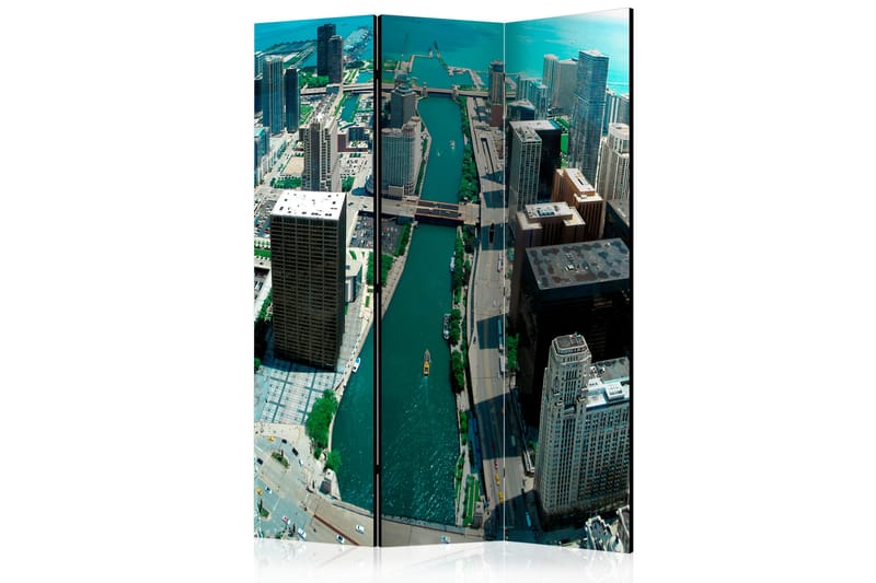 Romdeler - Urban Architecture of Chicago 135x172 - Artgeist sp. z o. o. - Romdelere - Bretteskjerm