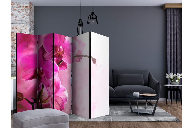 Romdeler - Pink Orchid II 225x172 - Artgeist sp. z o. o. - Romdelere - Bretteskjerm