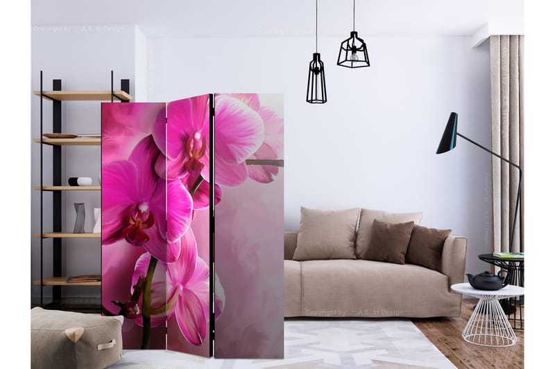 Romdeler - Pink Orchid 135x172 - Artgeist sp. z o. o. - Romdelere - Bretteskjerm