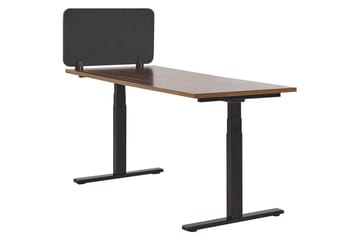Skiljevägg för skrivbord Beliani Wally Beige, 130x2x40 cm Grey 80x2x40 cm - Interiør - Dekorasjon & innredningsdetaljer - Romdelere