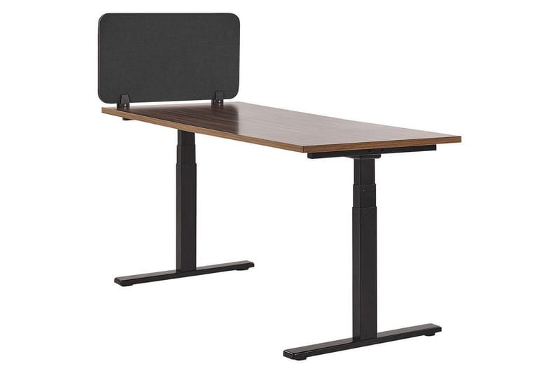 Skiljevägg för skrivbord Beliani Wally Beige, 130x2x40 cm Grey 80x2x40 cm - Interiør - Dekorasjon & innredningsdetaljer - Romdelere
