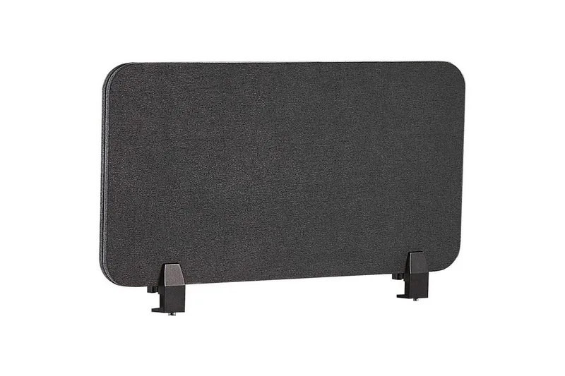 Skiljevägg för skrivbord Beliani Wally Beige, 130x2x40 cm Grey 80x2x40 cm