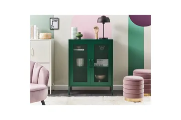 Vitrine Wakatipu Grønn - Grønn - Oppbevaring - Skap - Vitrineskap