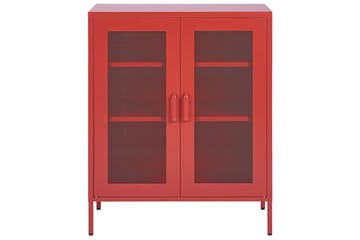 Vitrine Wakatipu Rød - Rød - Oppbevaring - Skap - Vitrineskap