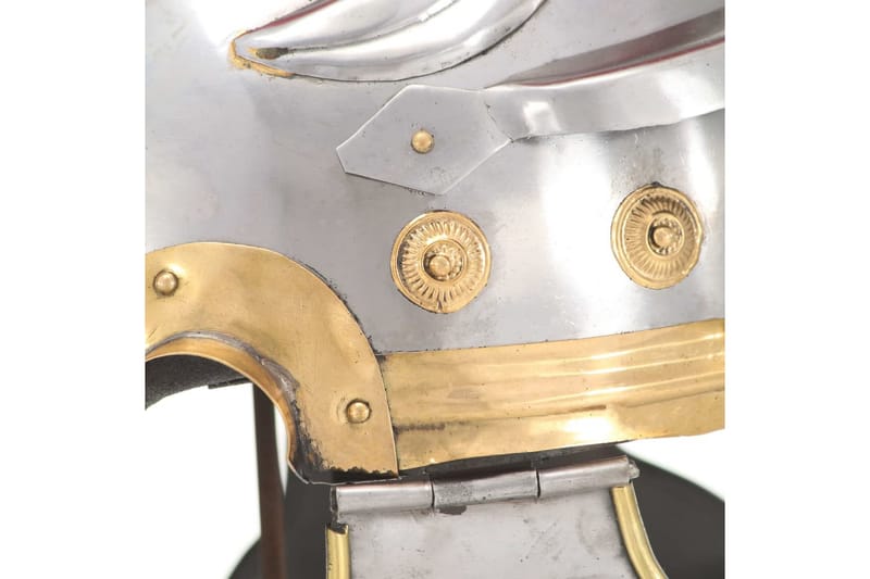 Romersk soldathjelm antikk replika LARP sølv stål - Dekorasjon & innredningsdetaljer