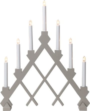 Rut lysestake 43 cm - beige - Interiør - Dekorasjon & innredningsdetaljer - Julepynt & juledekorasjon