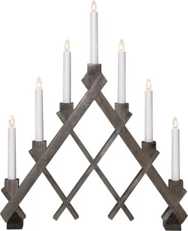 Rut lysestake 43 cm, brun