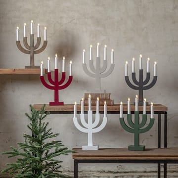 Selma lysestake 25 cm - brunbeiset - Interiør - Dekorasjon & innredningsdetaljer - Julepynt & juledekorasjon