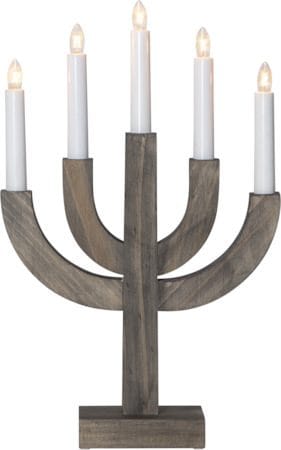 Selma lysestake 25 cm - brunbeiset - Interiør - Dekorasjon & innredningsdetaljer - Julepynt & juledekorasjon