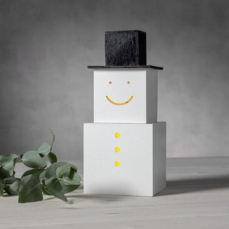 SNOWMAN innendørsdekorasjon 29,5 cm - hvit - Interiør - Dekorasjon & innredningsdetaljer - Julepynt & juledekorasjon