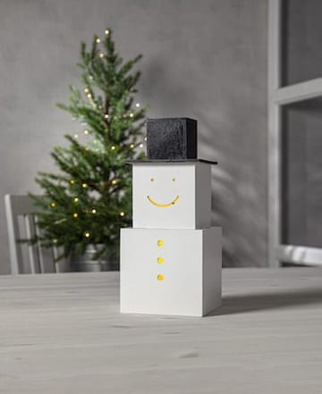 SNOWMAN innendørsdekorasjon 29,5 cm - hvit - Interiør - Dekorasjon & innredningsdetaljer - Julepynt & juledekorasjon