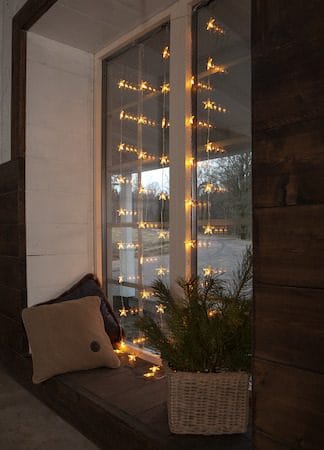 Star Curtain lysgardin 90 cm - transparent - Interiør - Dekorasjon & innredningsdetaljer - Julepynt & juledekorasjon