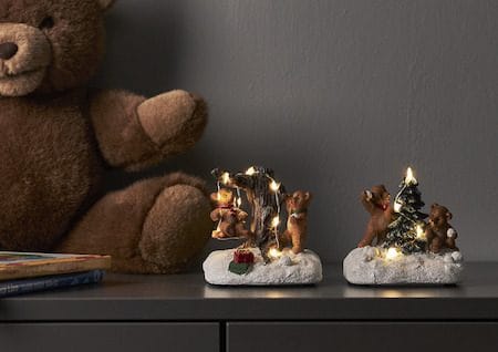 Tedville innendørsdekorasjon 10 cm - flerfarget - Interiør - Dekorasjon & innredningsdetaljer - Julepynt & juledekorasjon