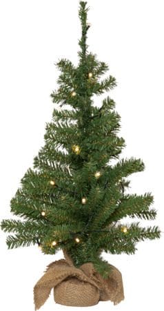 Toppy lite juletre med belysning 60 cm - grønn - Interiør - Dekorasjon & innredningsdetaljer - Julepynt & juledekorasjon
