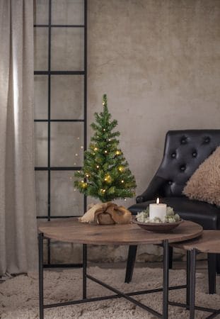 Toppy lite juletre med belysning 60 cm - grønn - Interiør - Dekorasjon & innredningsdetaljer - Julepynt & juledekorasjon