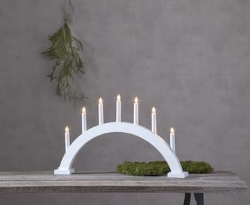 Trapp lysestake 57 cm - hvit - Interiør - Dekorasjon & innredningsdetaljer - Julepynt & juledekorasjon