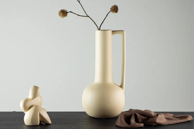 Allis Vase 18 cm - Gul - Interiør - Dekorasjon & innredningsdetaljer - Vas