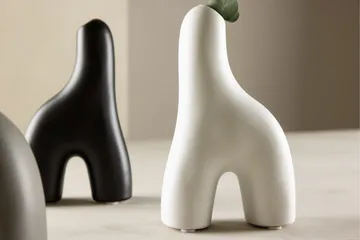 Aya Vase 9,4 cm - Hvit - Interiør - Dekorasjon & innredningsdetaljer - Vas