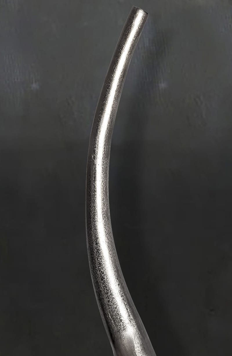 Dalara Vase 100 cm - Sølvfarget - Interiør - Dekorasjon & innredningsdetaljer - Vas - Blomstervase