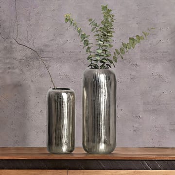 Dalaro Vase 40 cm Sett med 2 - Sølvfarget - Interiør - Dekorasjon & innredningsdetaljer - Vas - Sylindervase