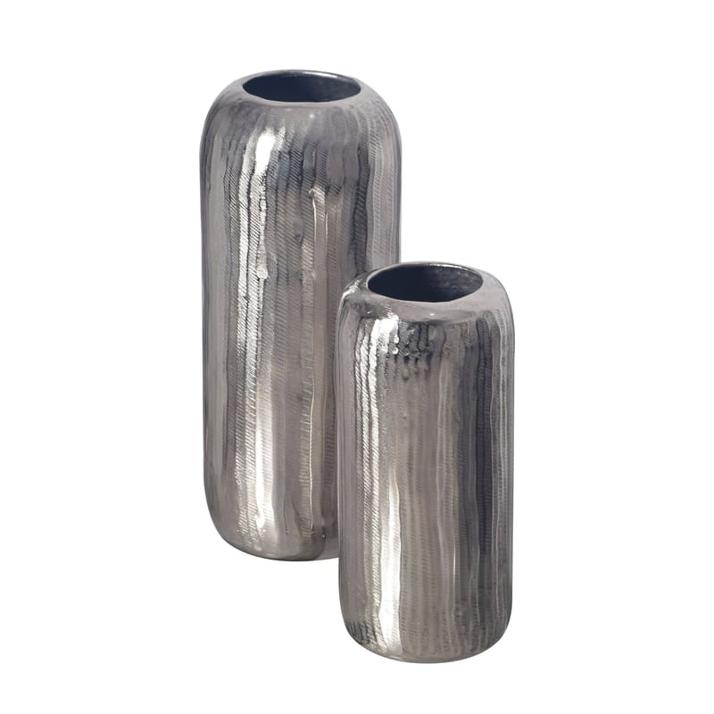 Dalaro Vase 40 cm Sett med 2 - Sølvfarget - Interiør - Dekorasjon & innredningsdetaljer - Vas - Sylindervase