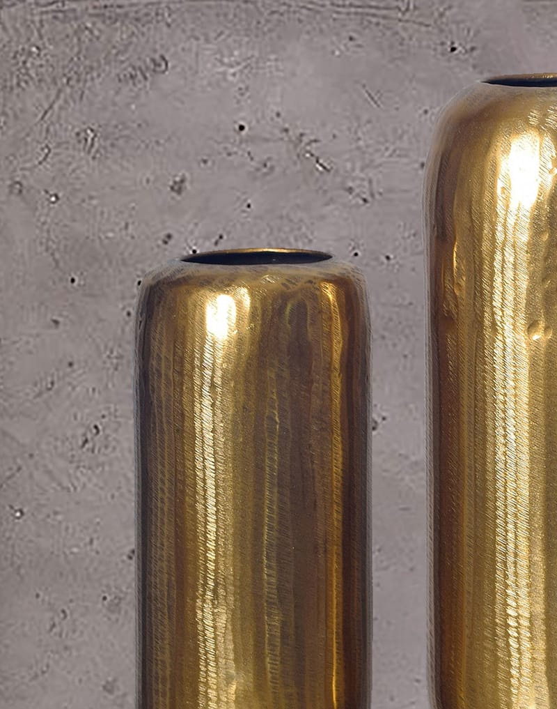 Dalaro Vase 40 cm Sett med 2 - Svart bronse - Interiør - Dekorasjon & innredningsdetaljer - Vas - Sylindervase